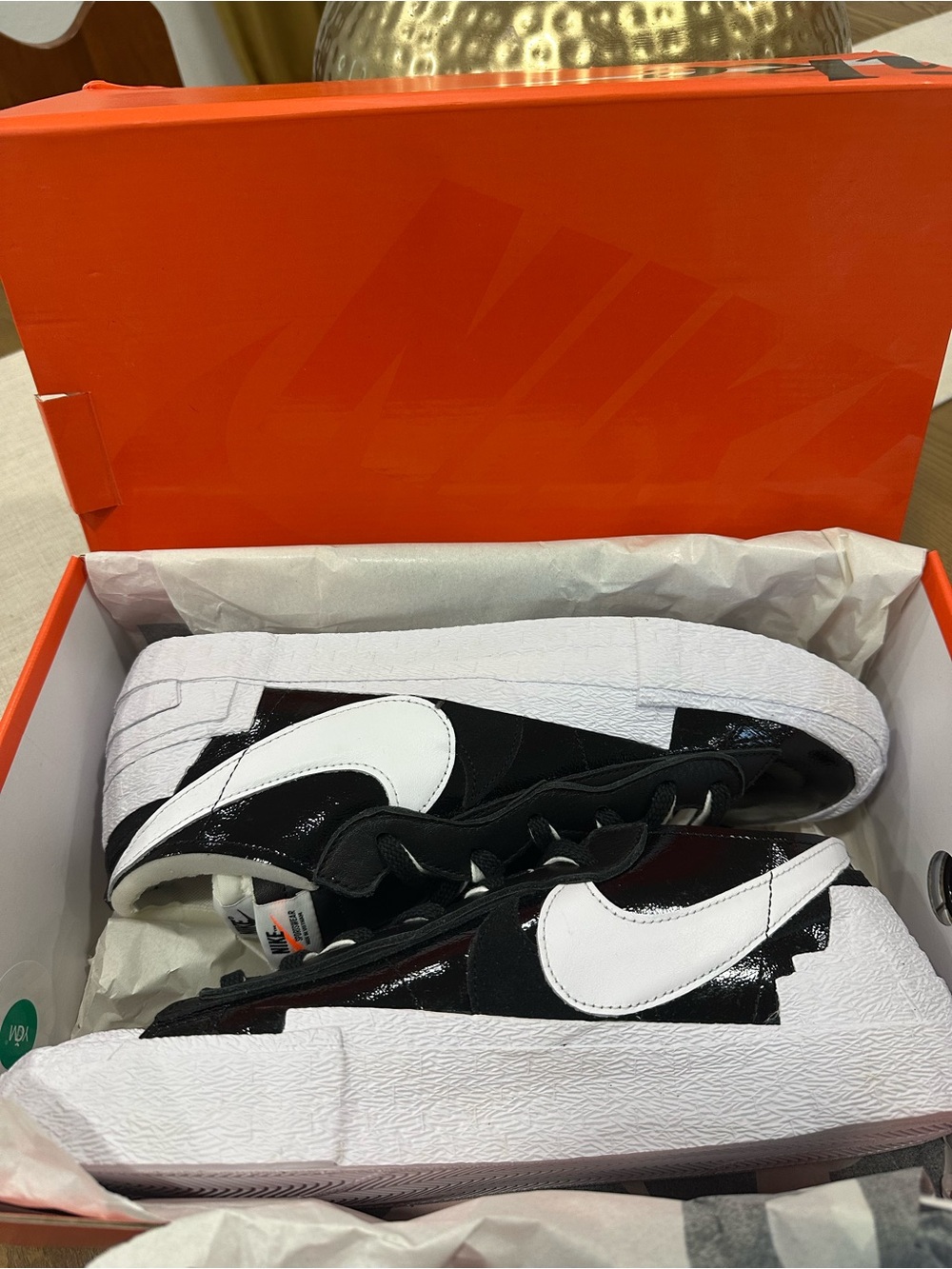 Nike Blazer x Sacai Low-Top Sneakers 👟